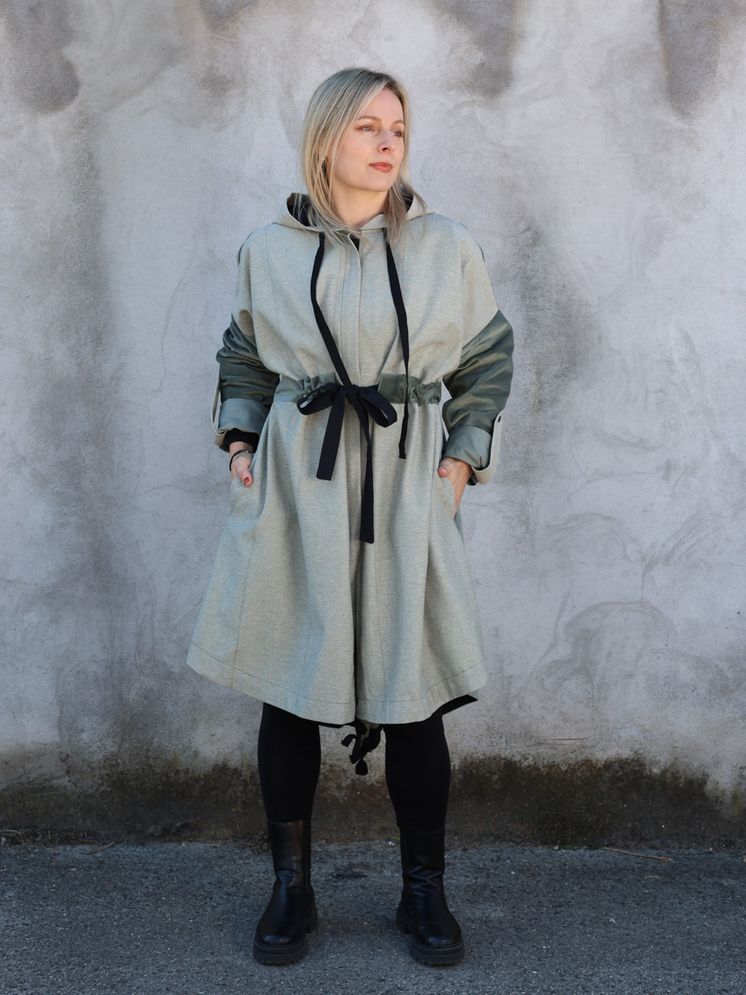 Parka XS/S Svjetlozelena