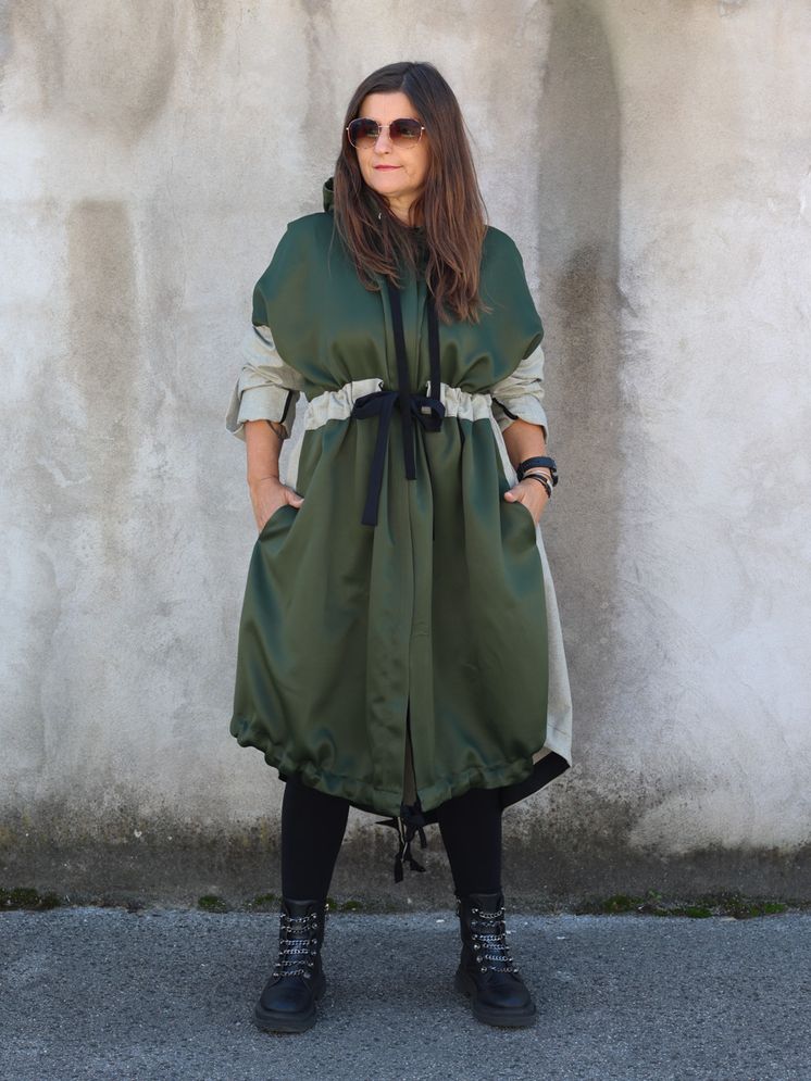 Parka M/L/XL Tamnozelena