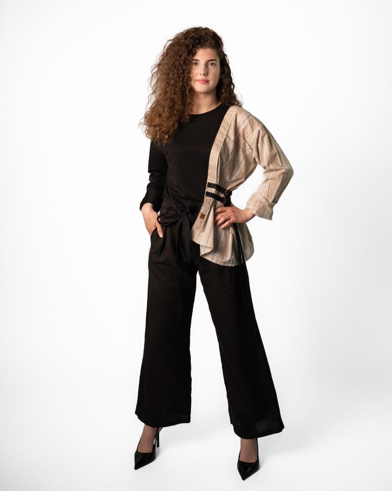 Twinside majica - košulja, Beige Stripe L.