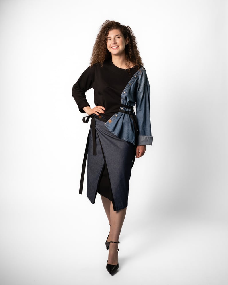 Twinside majica - košulja, Denim Edge
